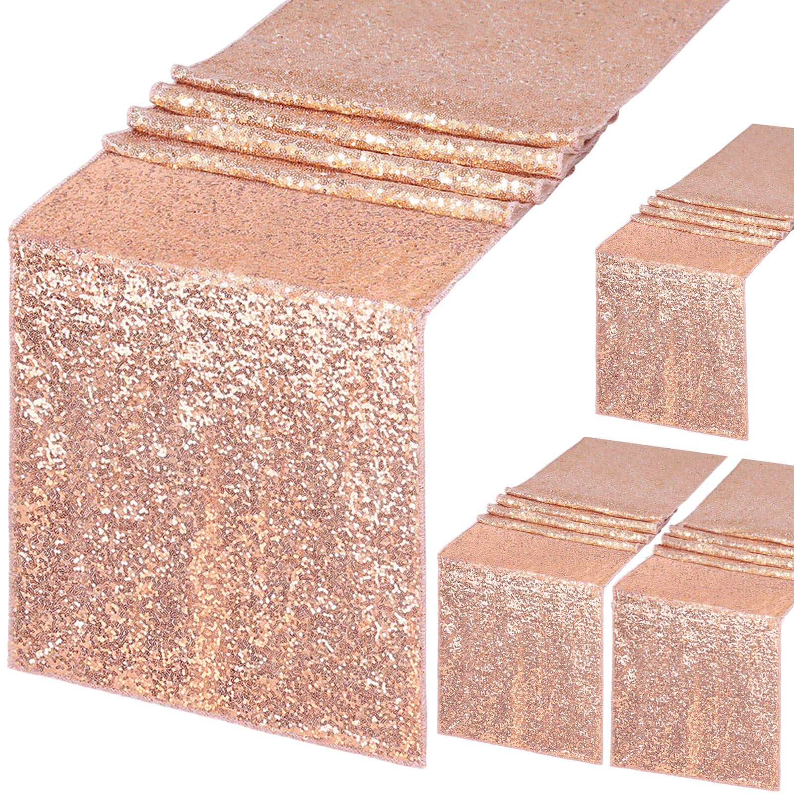 4pcs Glitter Sequin Table Runn - Table Runner Sequin avis et prix