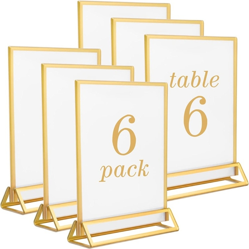 Clear Acrylic Wedding Table Nu - Table Number Gold avis et prix