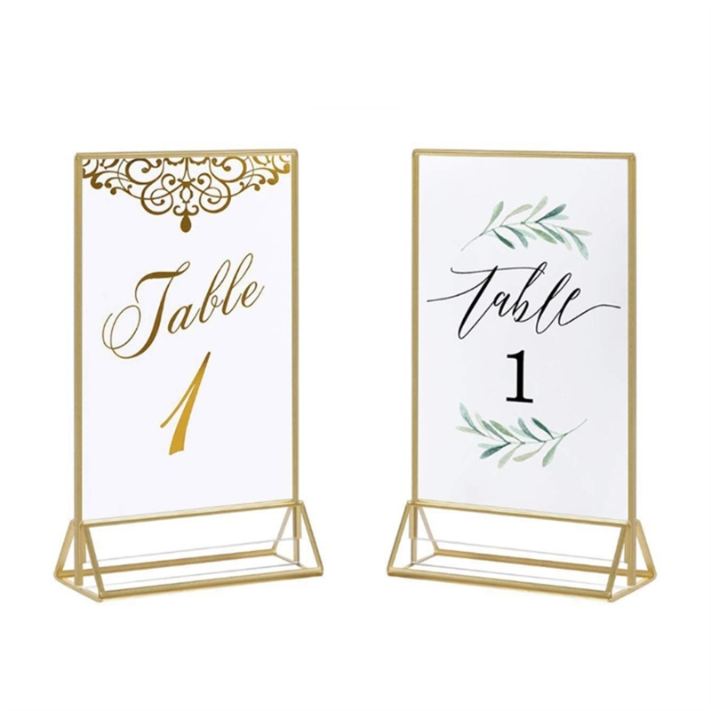 Clear Acrylic Wedding Table Nu - Table Number Gold avis et prix
