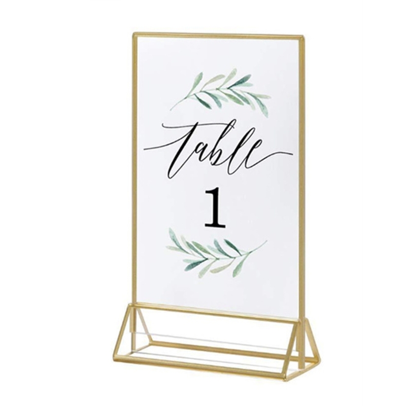 Clear Acrylic Wedding Table Nu - Table Number Gold avis et prix