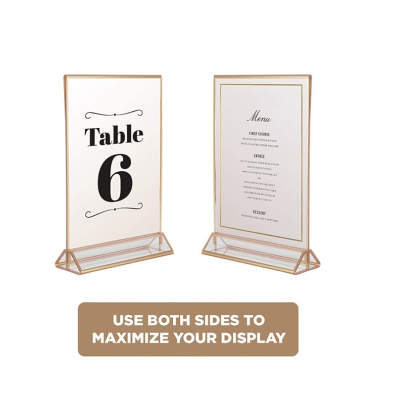 Clear Acrylic Wedding Table Nu - Table Number Gold avis et prix