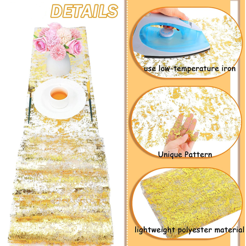 New 2/1Pack Sparkle Table Runn - Table Runner Sequin avis et prix