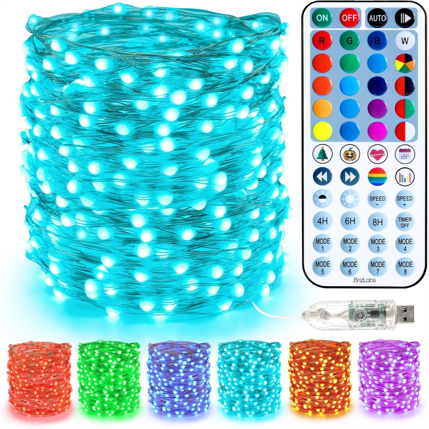 33ft 100 LED Red White Blue Fa - Wedding Led avis et prix