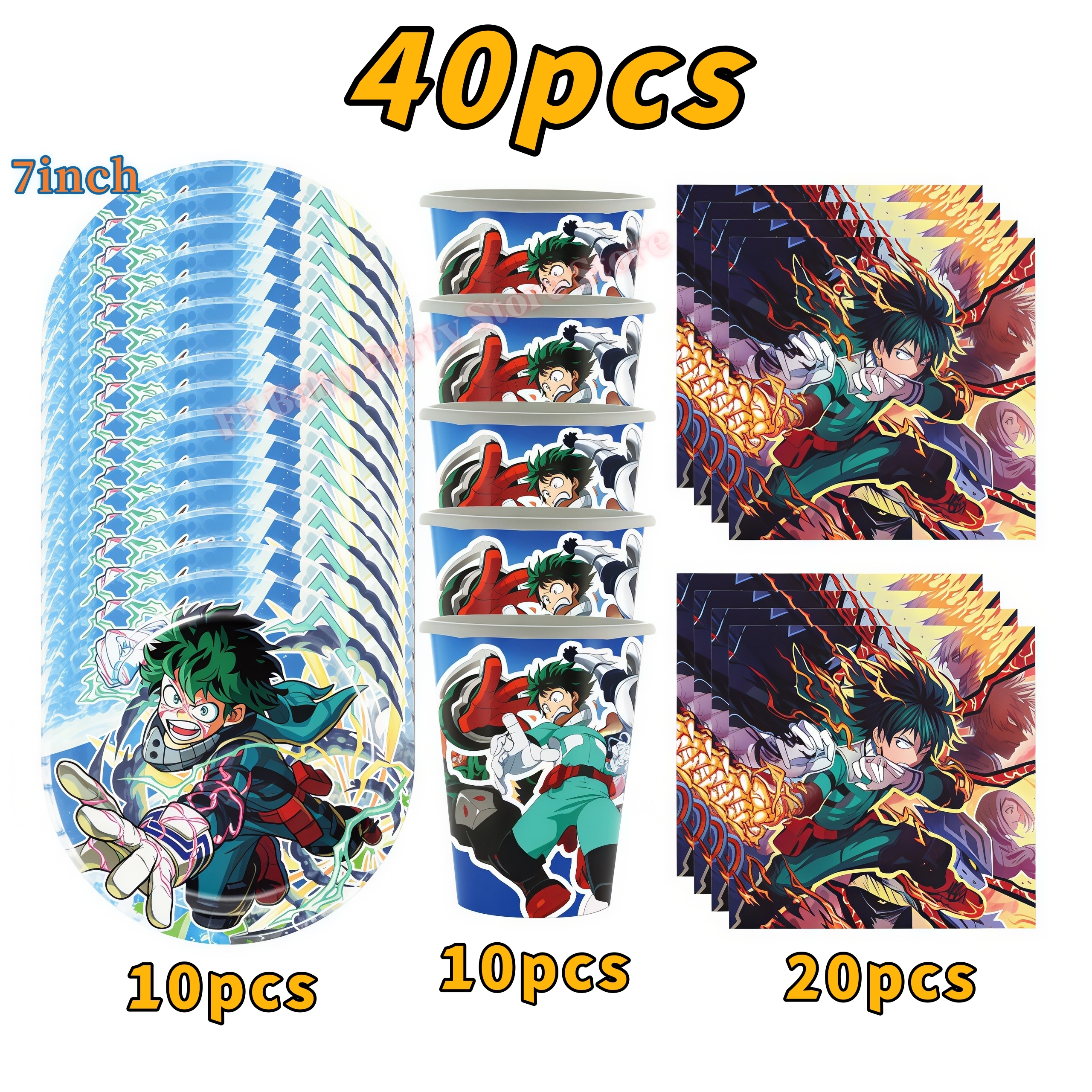 My Heroed Academia Birthday Pa - Wedding Supply Kit avis et prix
