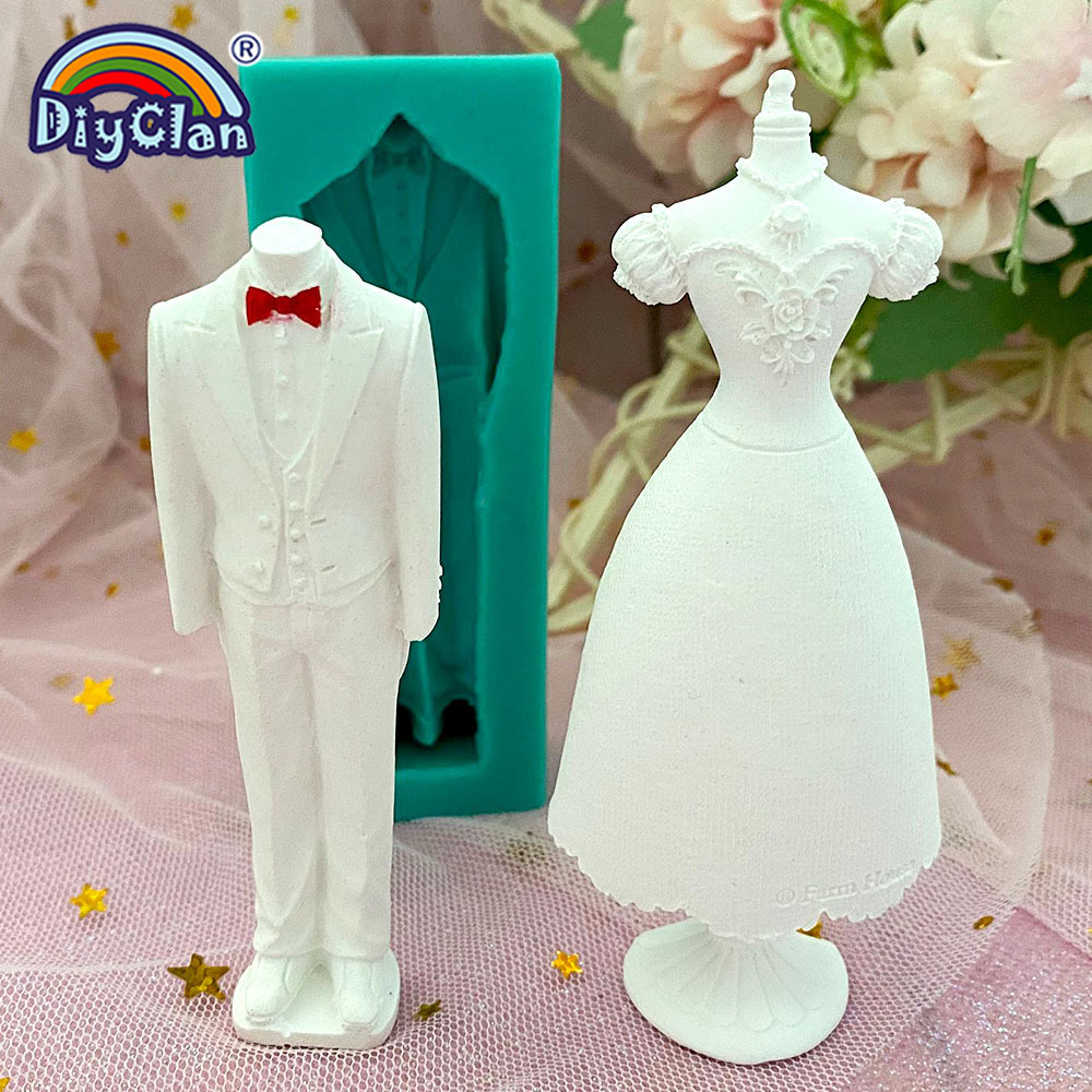 Marry Decoration Silicone Mold - Wedding Dress Supply avis et prix