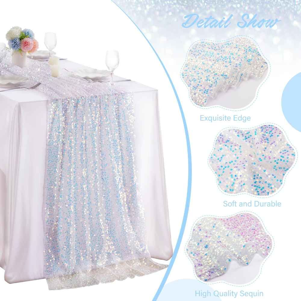 1 Pack Sequin Table Runner Spa - Table Runner Sequin avis et prix