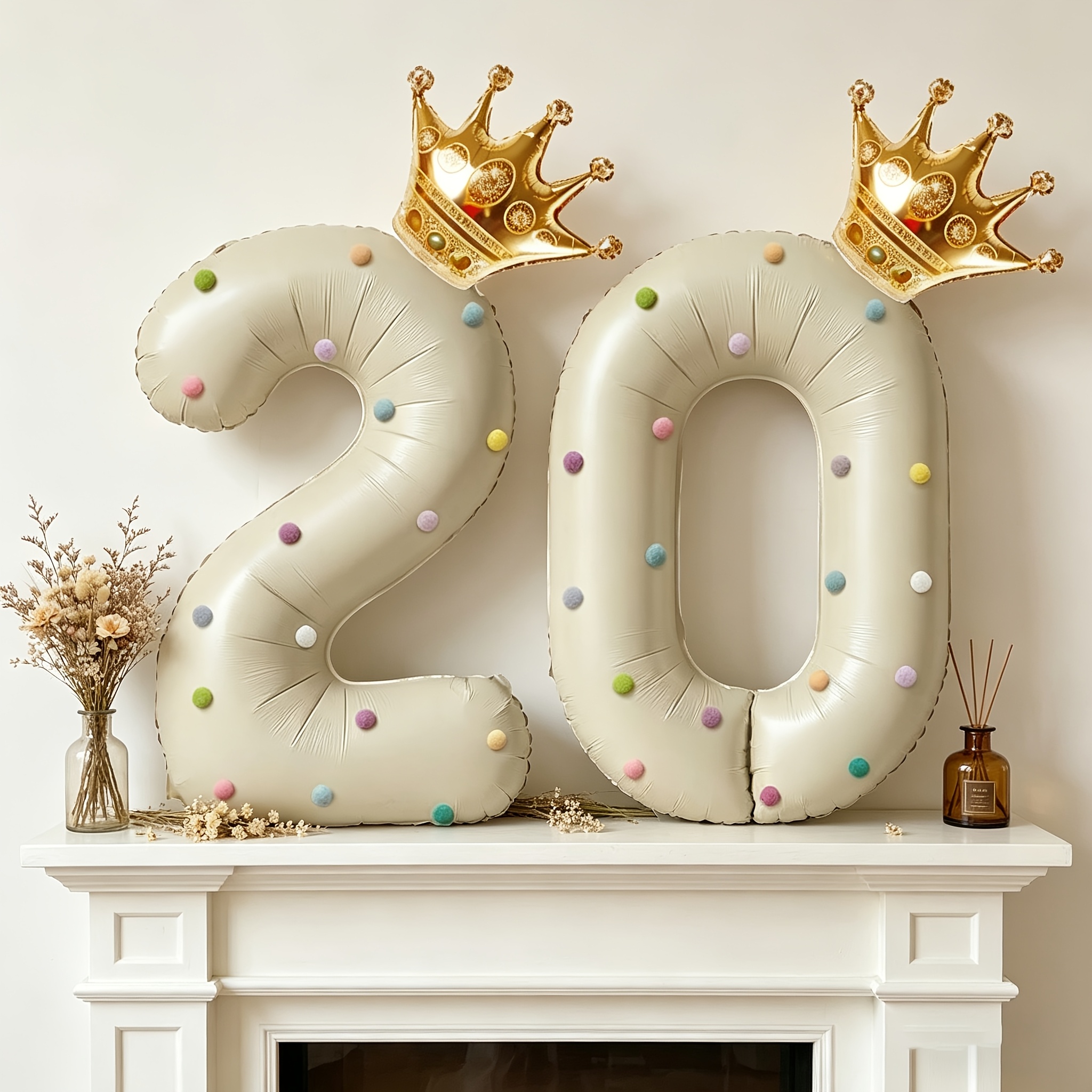 Large 40inch Cream-Colored Num - Wedding Decor Supply Store avis et prix