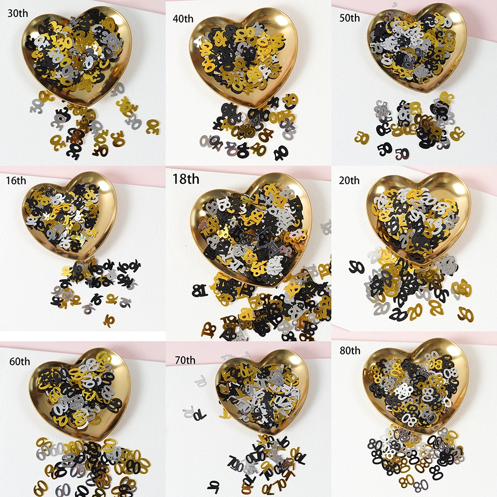 15G Mini Number 16/18/20/30/40 - Table Runner Sequin avis et prix