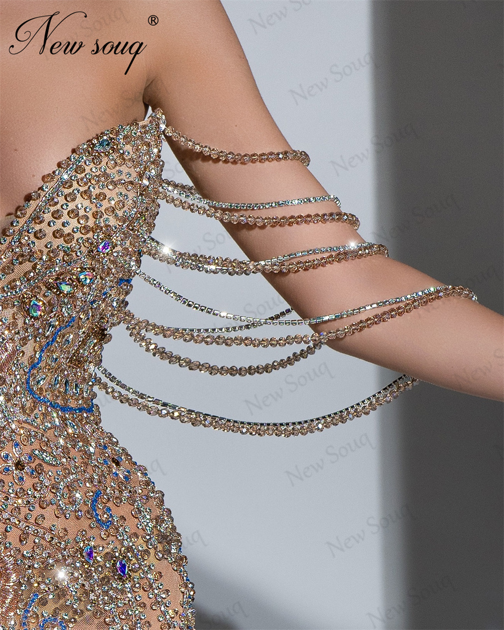 Hand Sew Beading Evening Dress - Wedding Dress Supply avis et prix