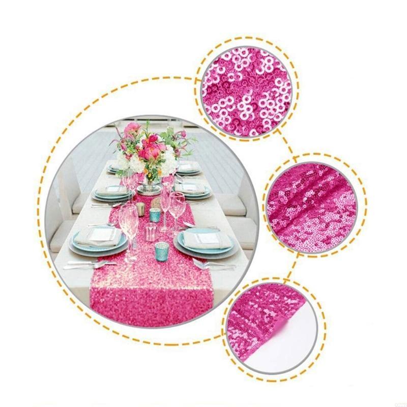 Hot Pink Sequins Table Runner  - Table Runner Sequin avis et prix