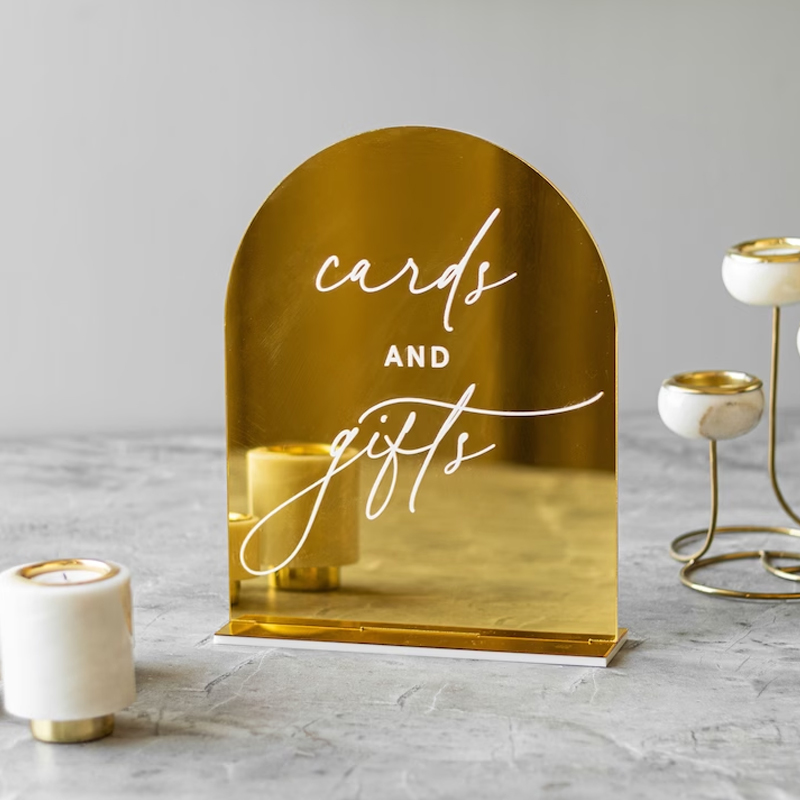 Set Of 4 Wedding Signs,In Lovi - Table Number Gold avis et prix