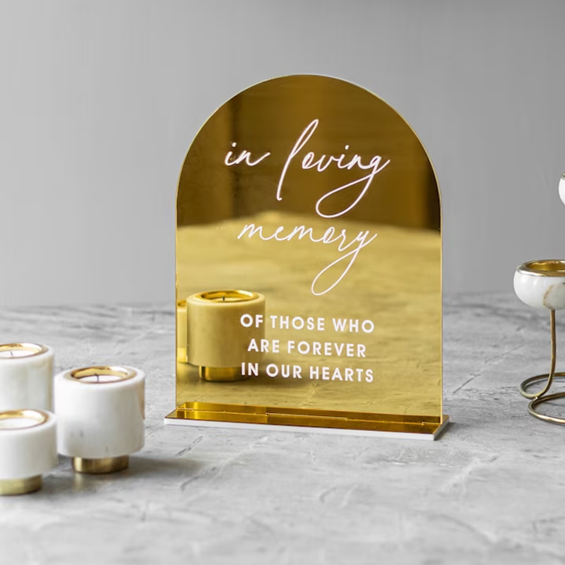 Set Of 4 Wedding Signs,In Lovi - Table Number Gold avis et prix