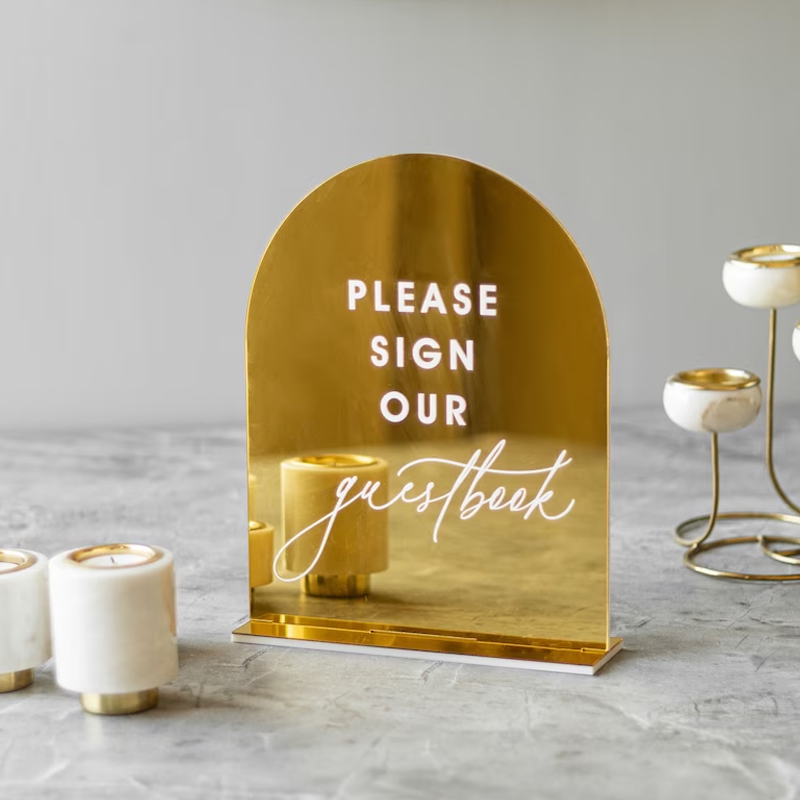 Set Of 4 Wedding Signs,In Lovi - Table Number Gold avis et prix