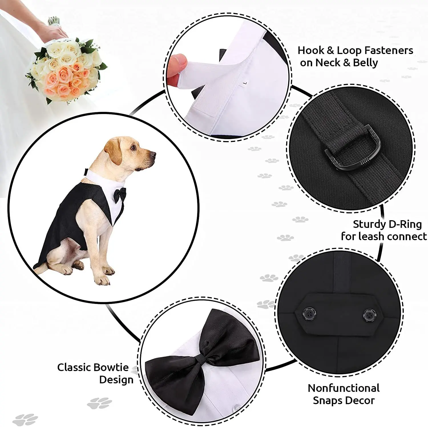 Pet Dog Clothes Fashion Party  - Suitsupply Wedding Tuxedo avis et prix