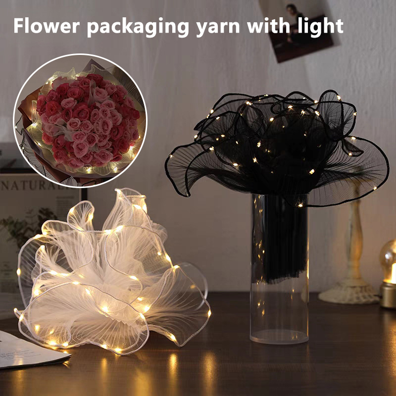 1Pcs LED Flower Wrapping Paper - Wedding Packaging avis et prix