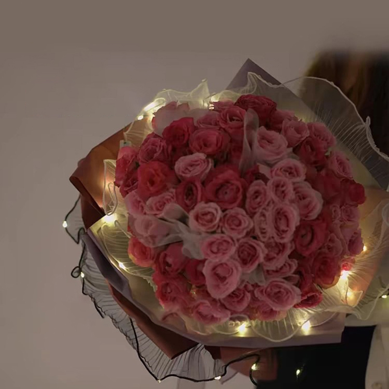 1Pcs LED Flower Wrapping Paper - Wedding Packaging avis et prix