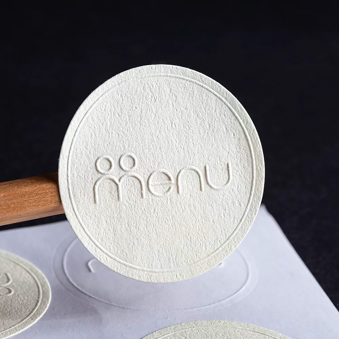 500pcs Custom Logo Stickers Em - Wedding Packaging avis et prix