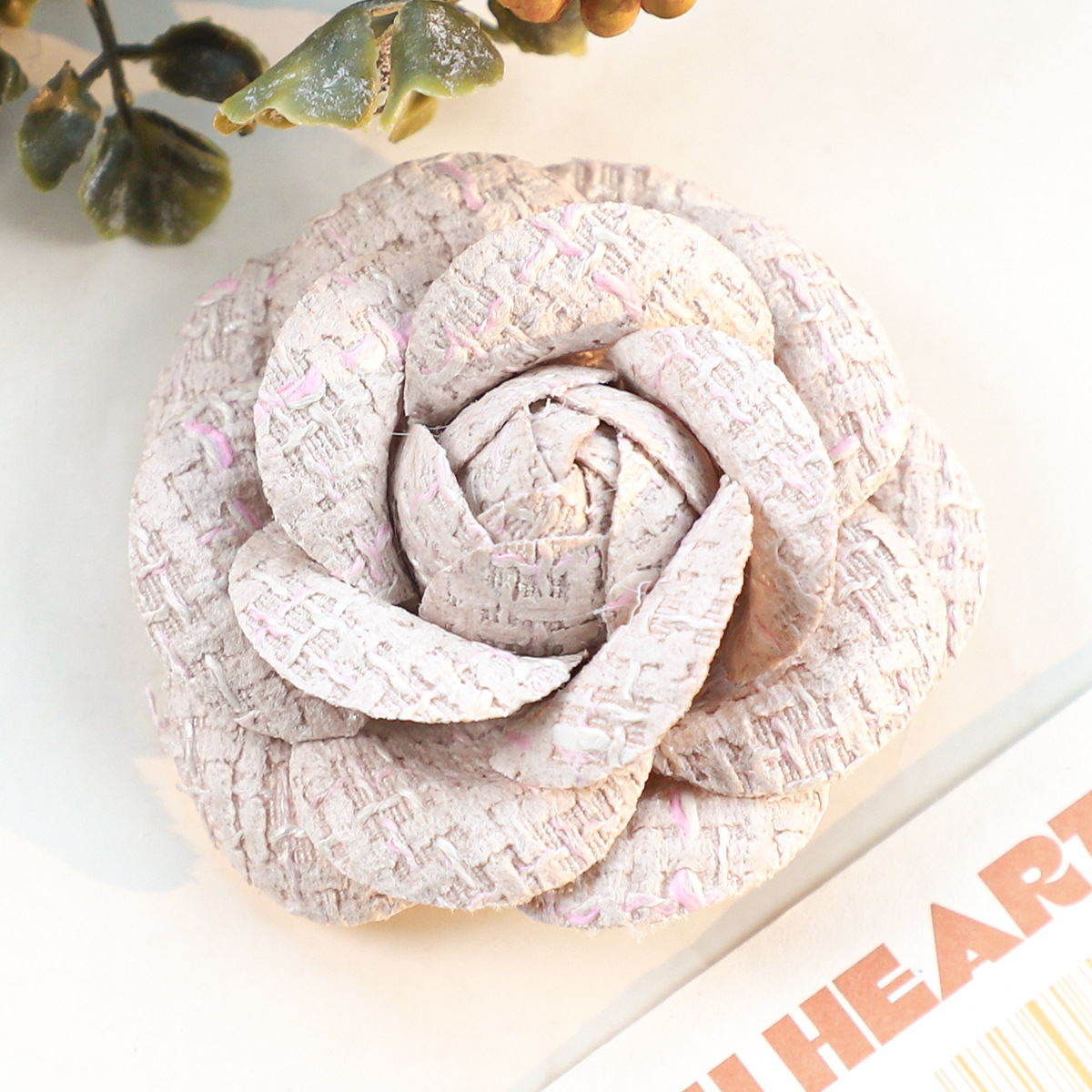 6CM Camellia Brooch for Women  - Wedding Dress Supply avis et prix