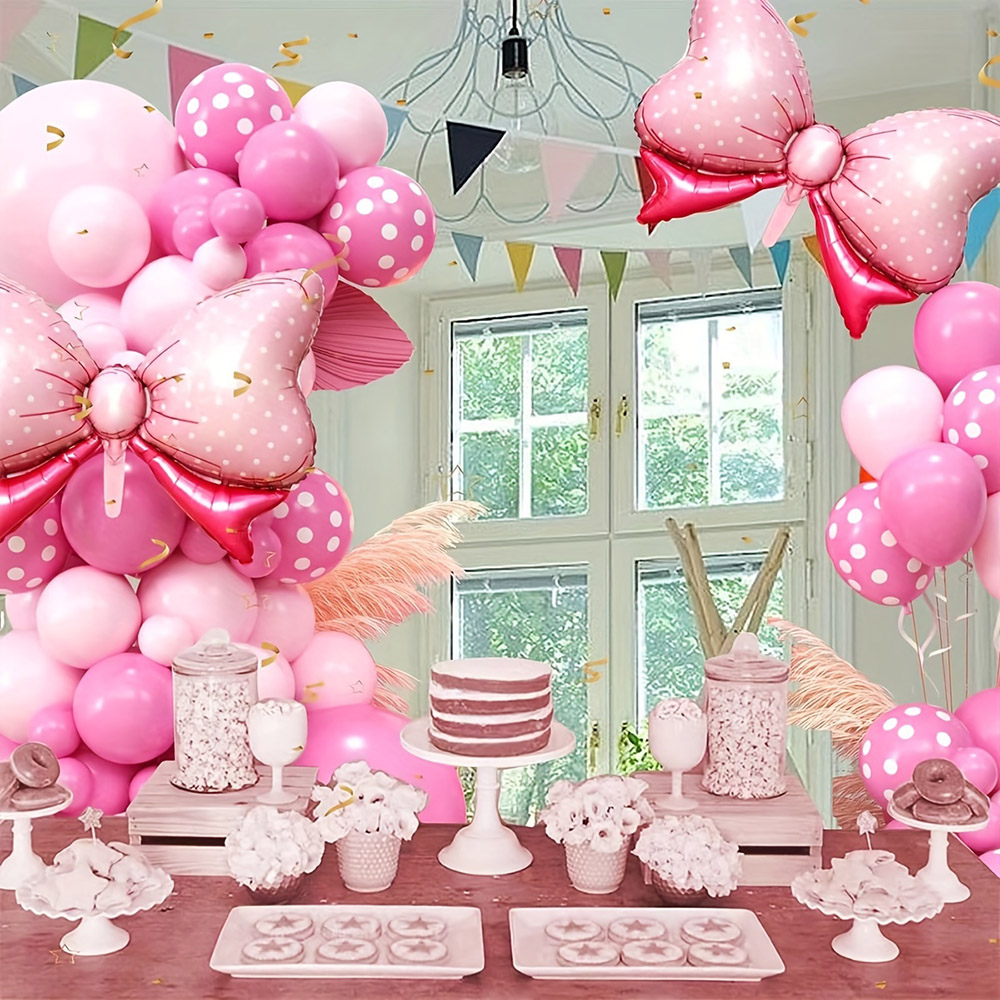 99pcs Pink Bow Minnie Foil Bal - Wedding Supply Kit avis et prix