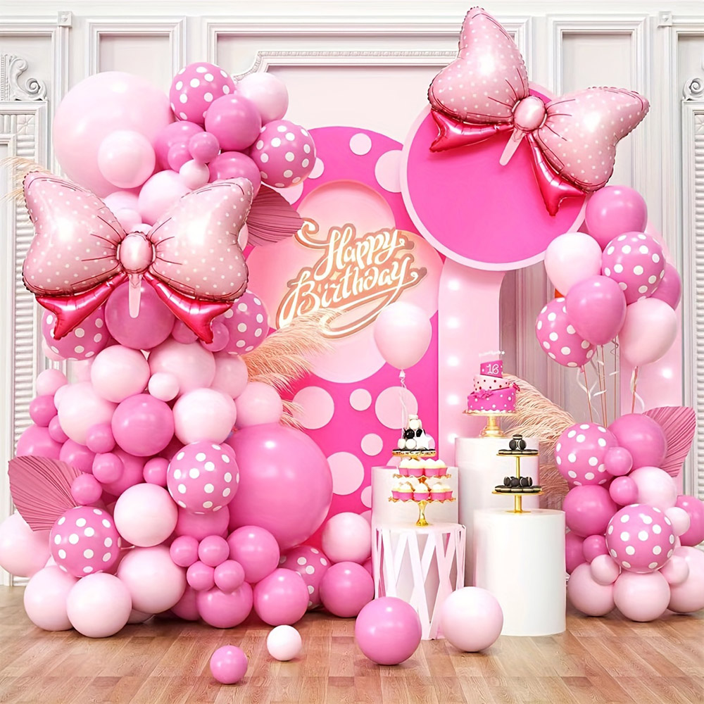 99pcs Pink Bow Minnie Foil Bal - Wedding Supply Kit avis et prix