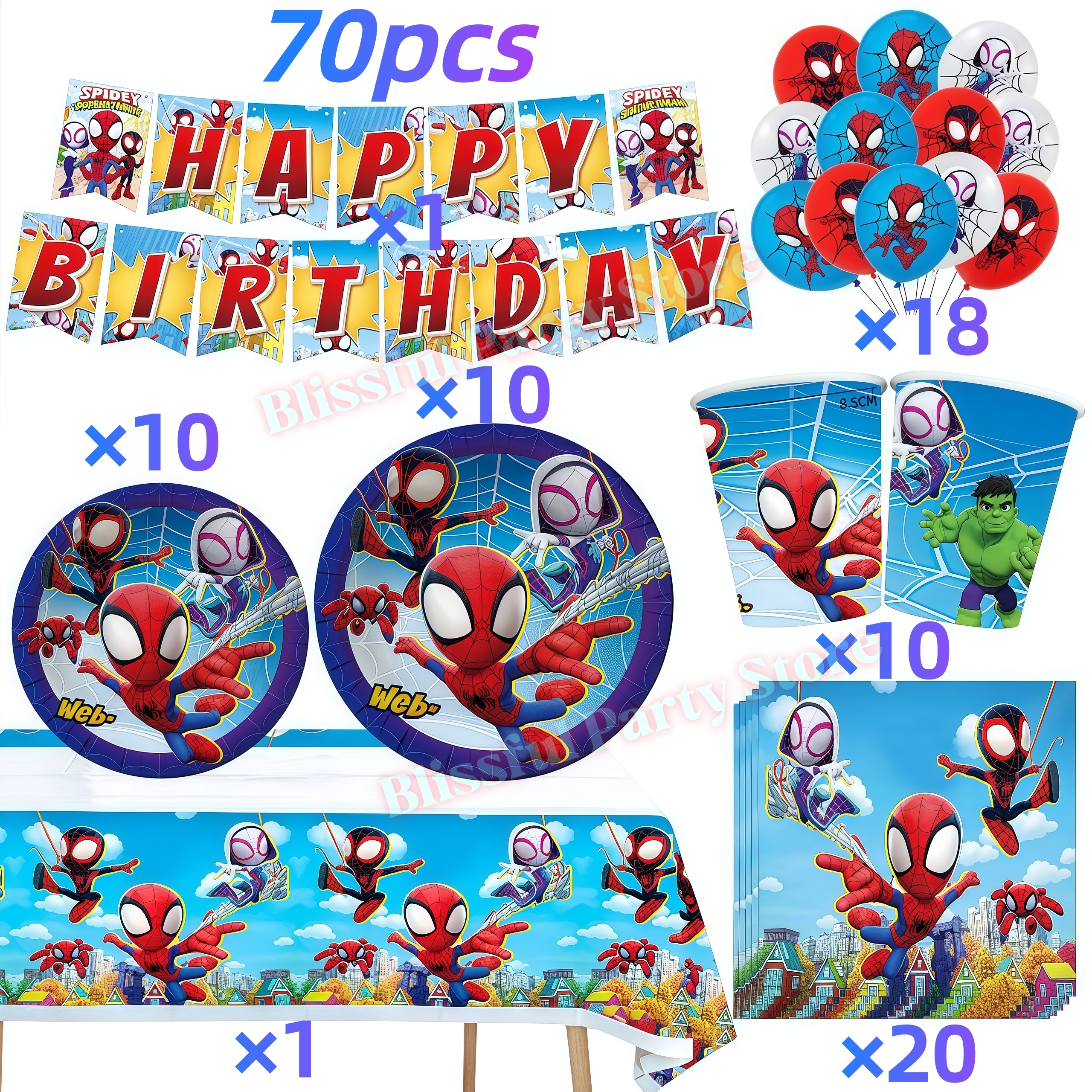 Spidey And His Amazing Friends - Wedding Supply Kit avis et prix