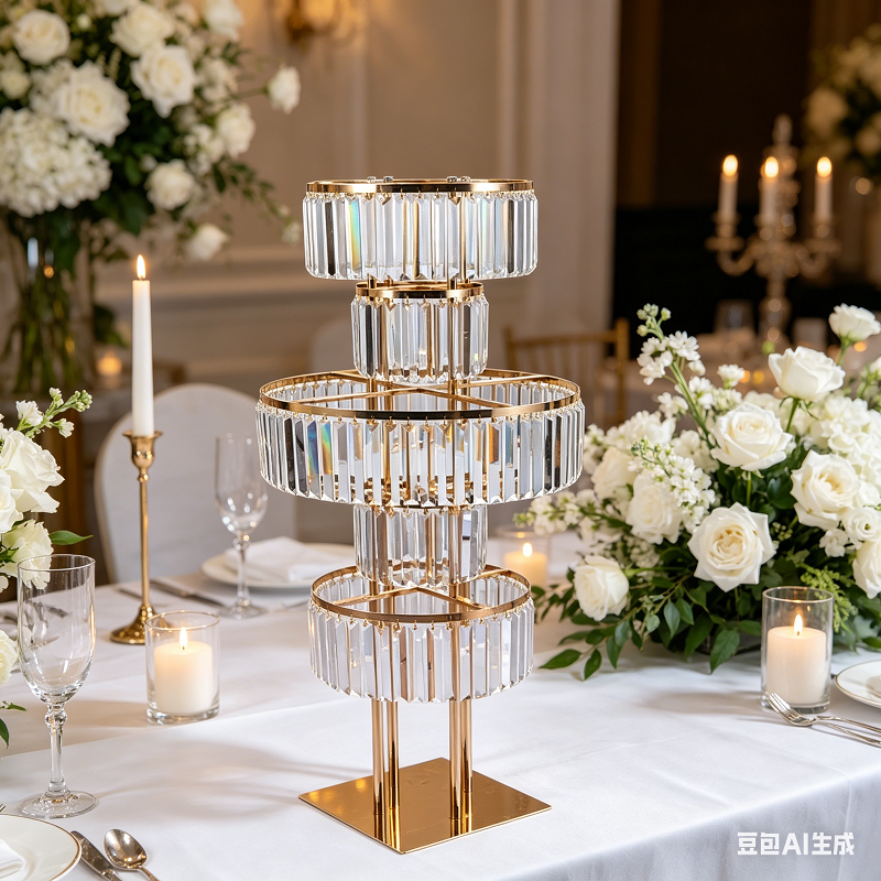 4 PCS Flower Rack Crystal Road - Wedding Decor Supply Store avis et prix
