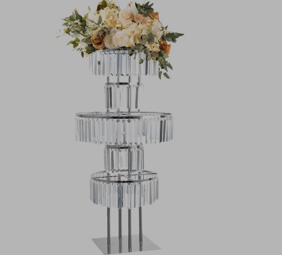 4 PCS Flower Rack Crystal Road - Wedding Decor Supply Store avis et prix