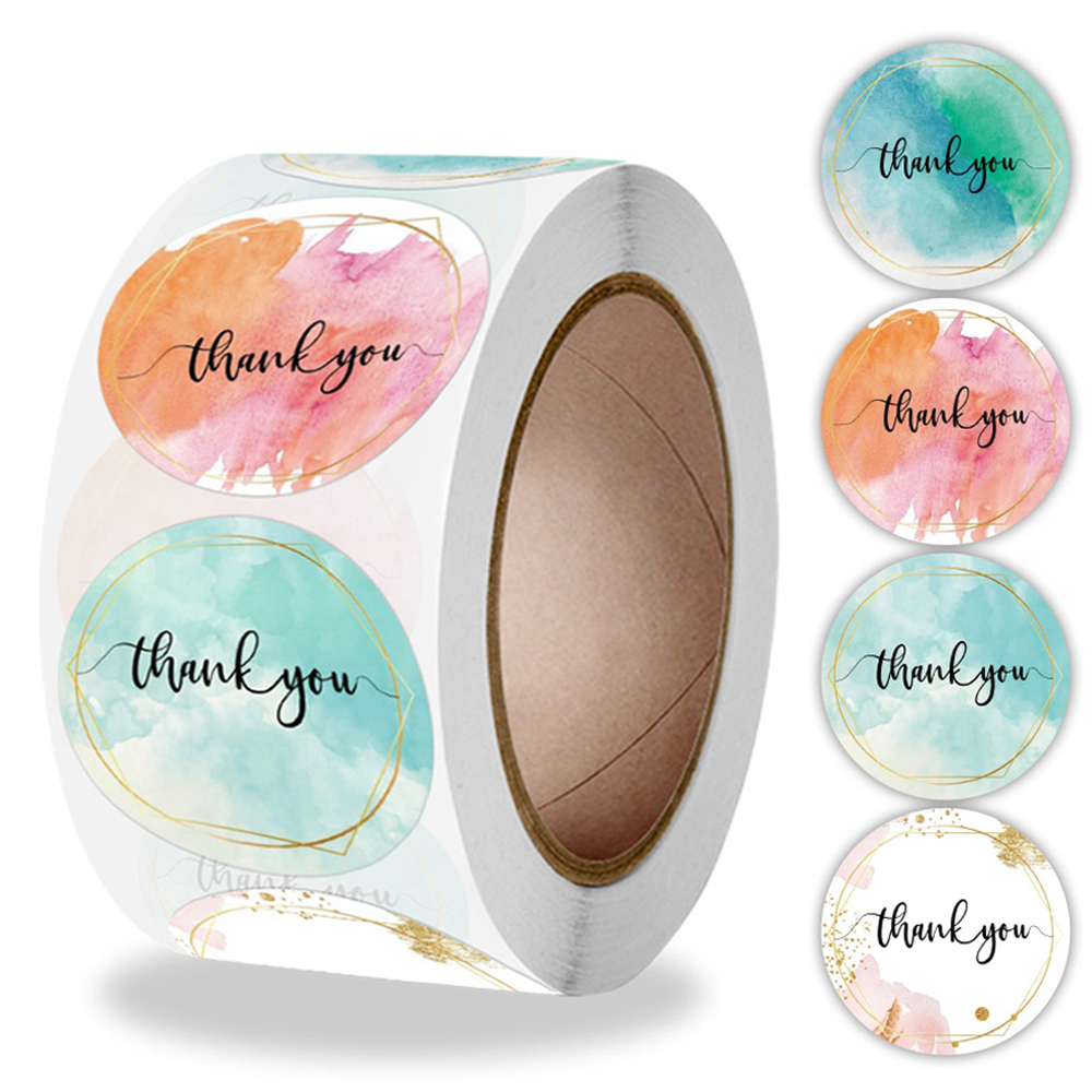 100-500 Pcs Thank You Stickers - Wedding Supply Business avis et prix