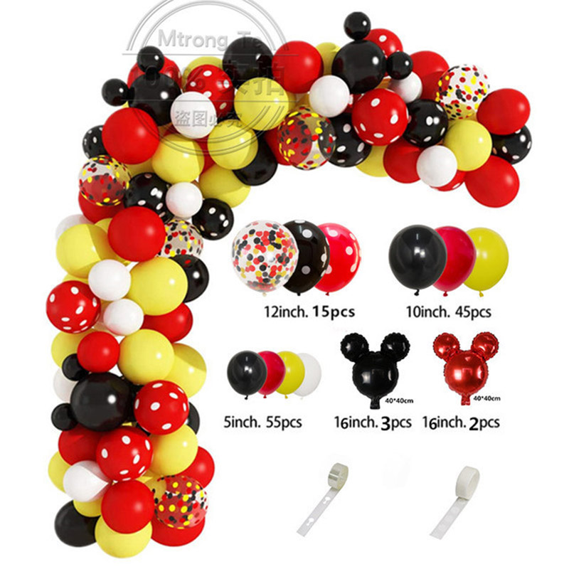 Red Black Yellow Balloon Garla - Wedding Supply Kit avis et prix