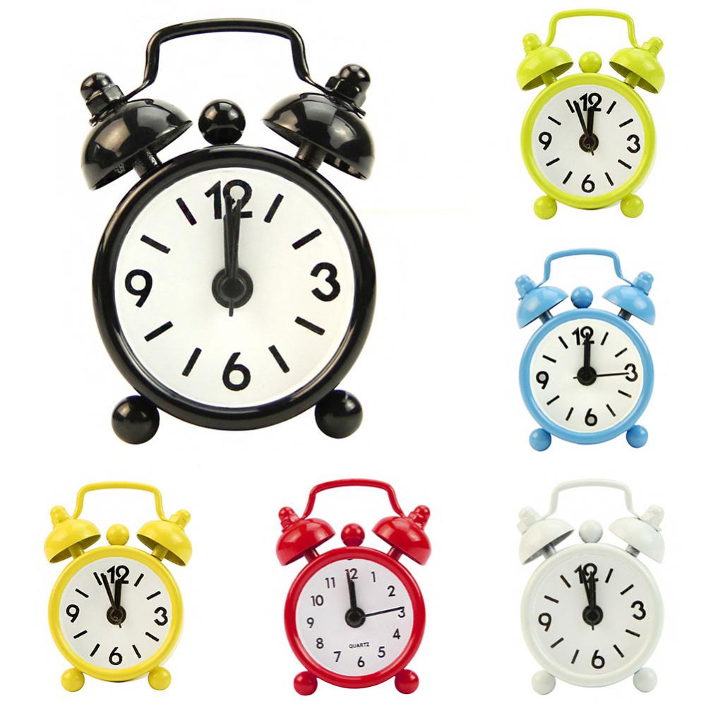 Portable Mini Alarm Clock Retr - Table Number Gold avis et prix