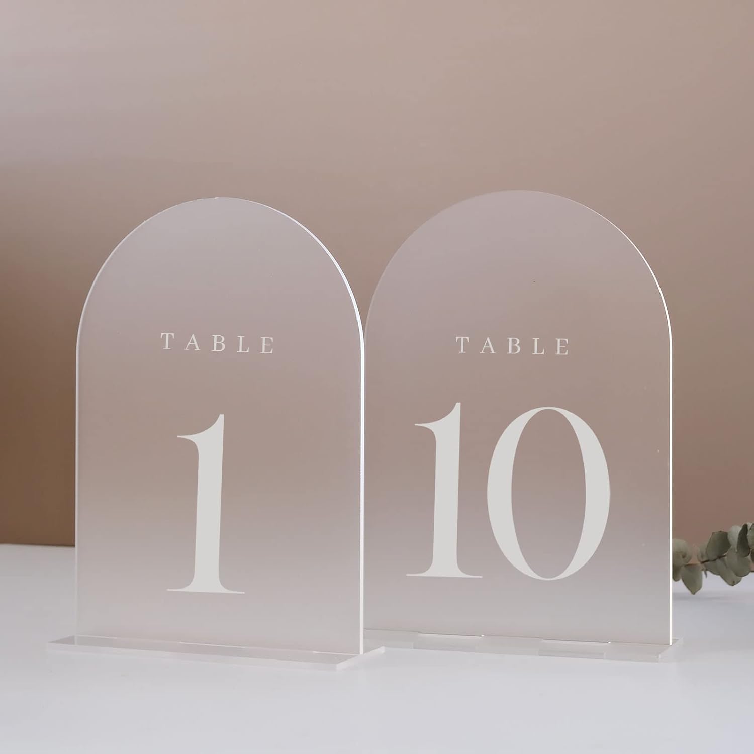 Arch Acrylic Table Numbers wit - Table Number Gold avis et prix