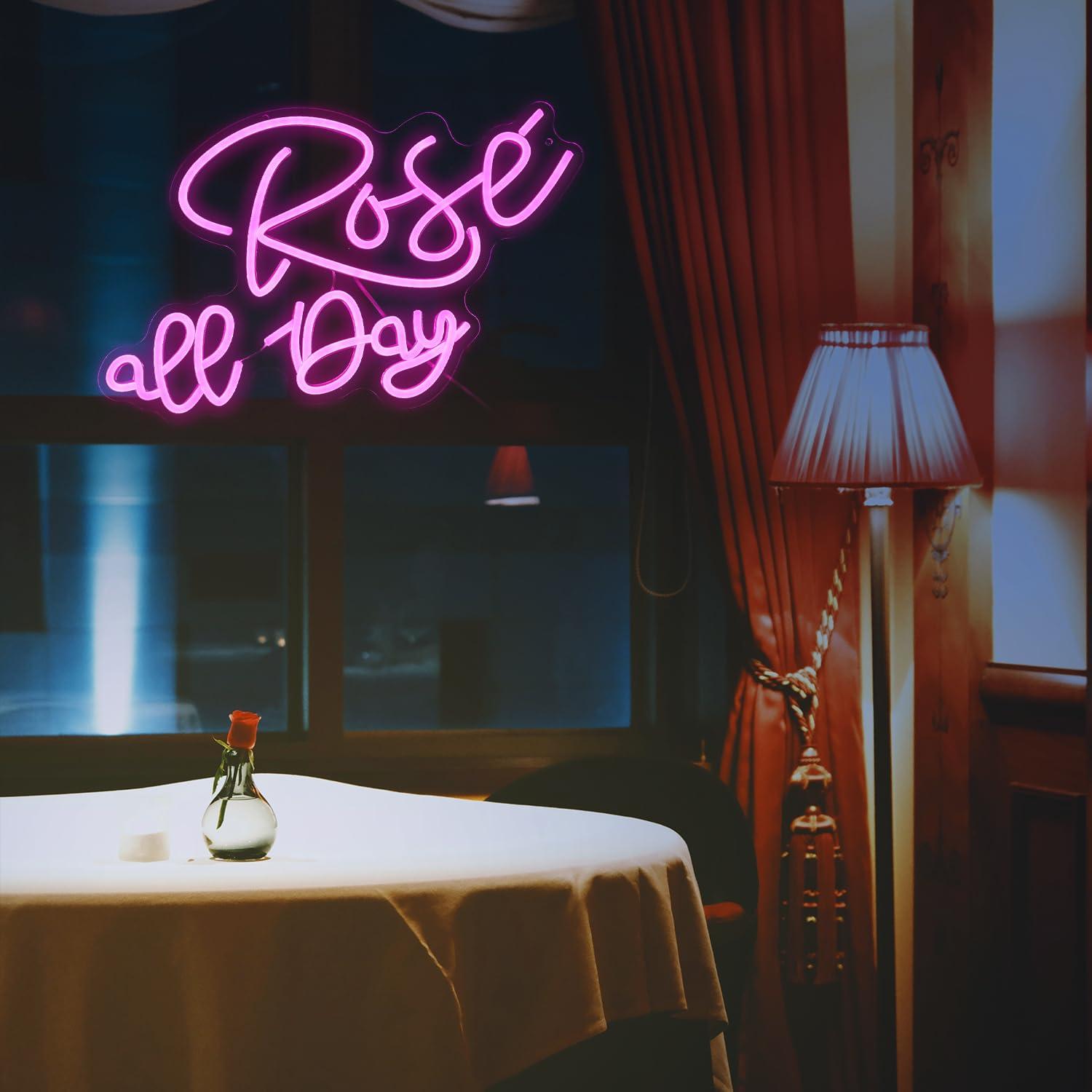 Rose All Day Neon Sign Dimmabl - Wedding Led avis et prix