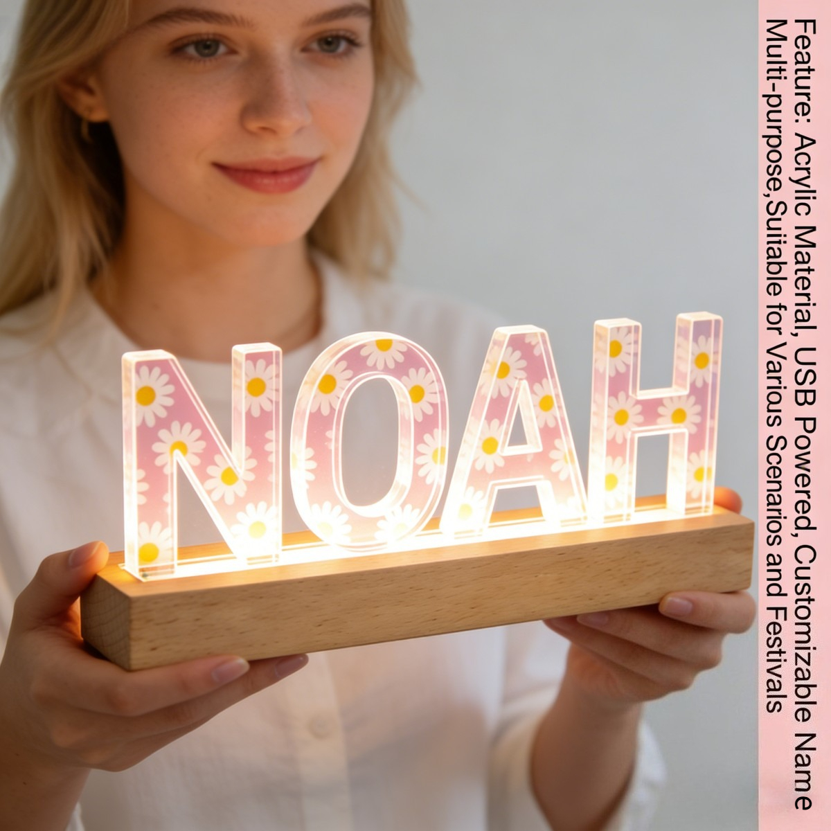 Personalized Acrylic LED Night - Wedding Led avis et prix