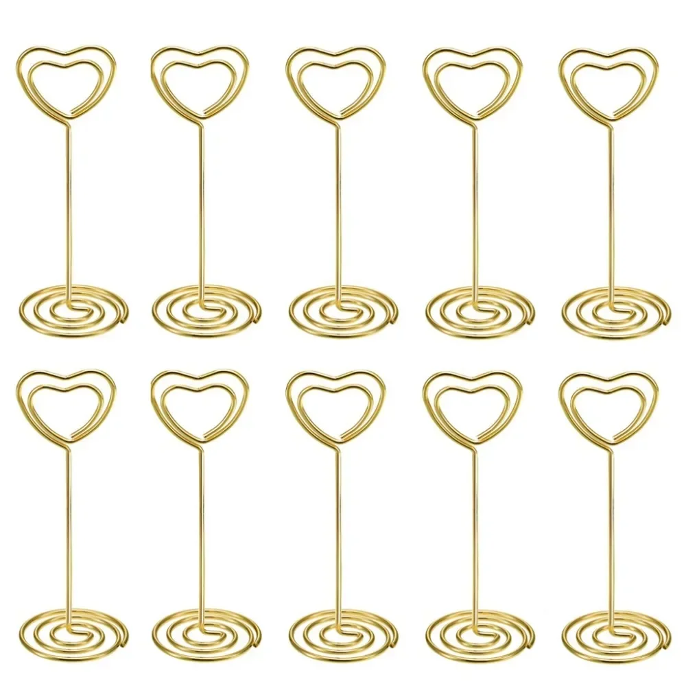 10pcs Heart Shape Table Number - Table Number Gold avis et prix