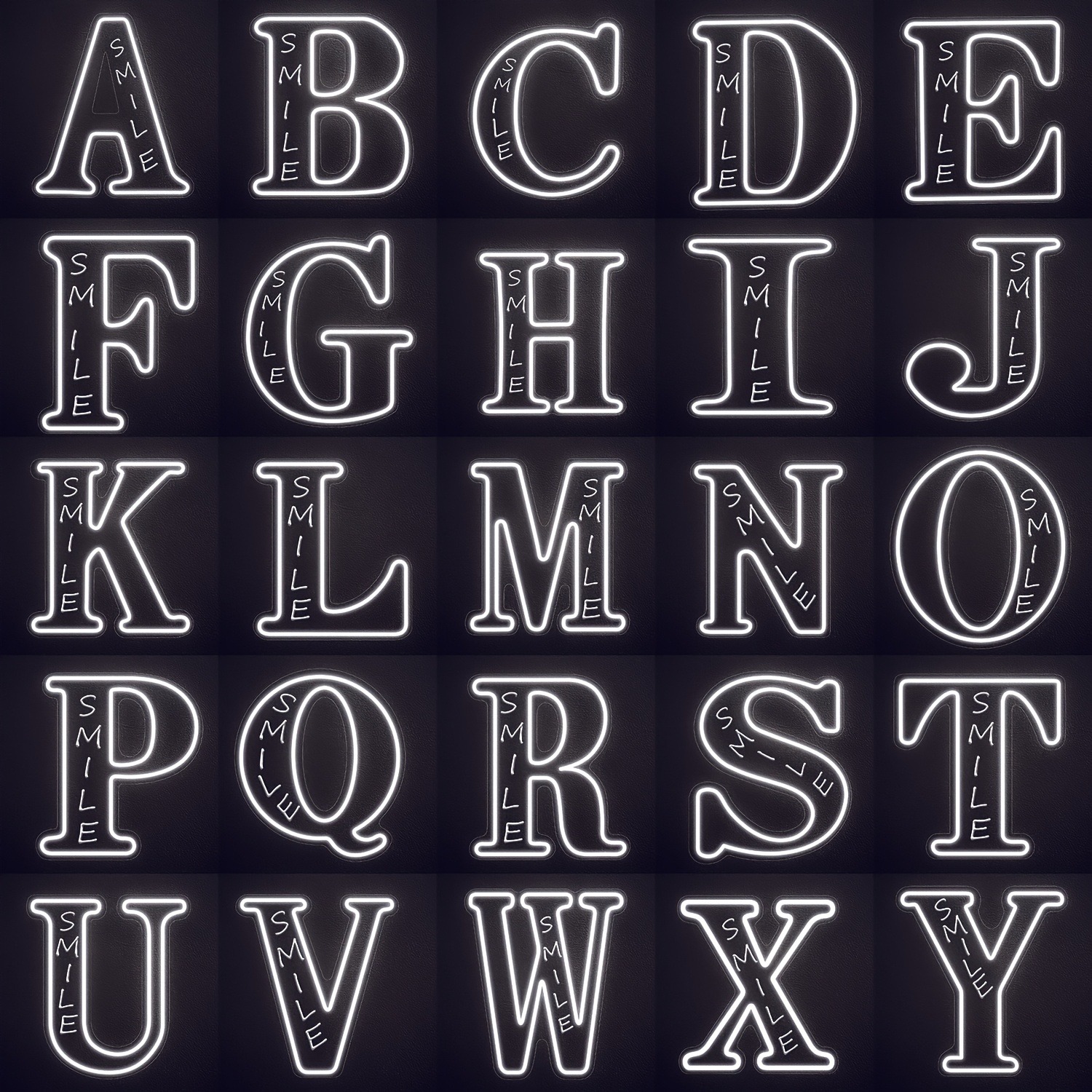 Custom 26 Letters 3D Embossed  - Wedding Led avis et prix