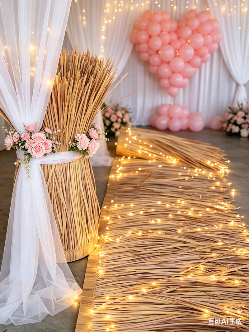 10m hot melt simulated thatch  - Wedding Decor Supply Store avis et prix