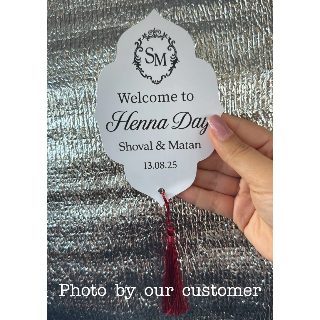 Custom Henna Day Card Night Pa - Wedding Supply Business avis et prix