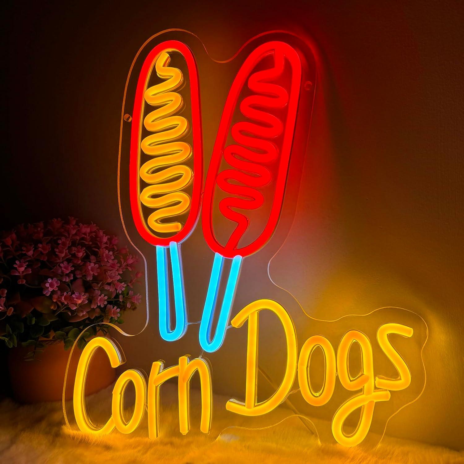 Corn Dog Neon Sign Snack USB D - Wedding Led avis et prix