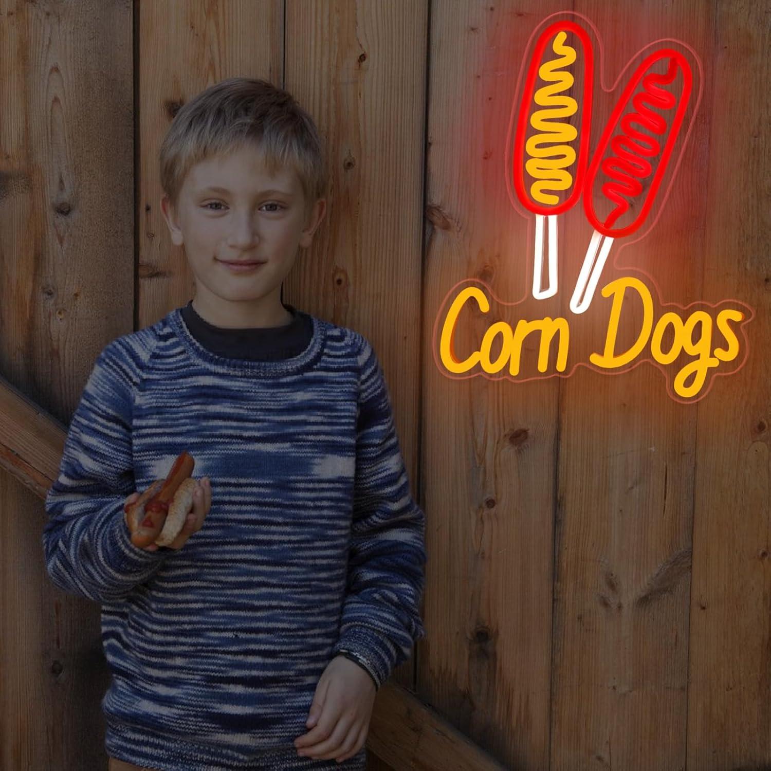 Corn Dog Neon Sign Snack USB D - Wedding Led avis et prix