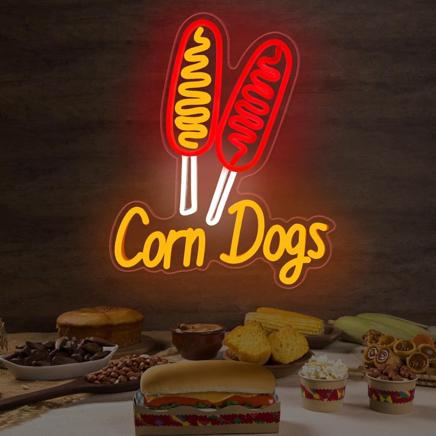 Corn Dog Neon Sign Snack USB D - Wedding Led avis et prix
