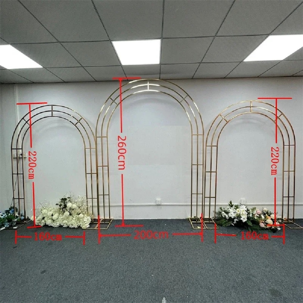Metallic Gold Wedding Arch Sta - Wedding Decor Supply Store avis et prix