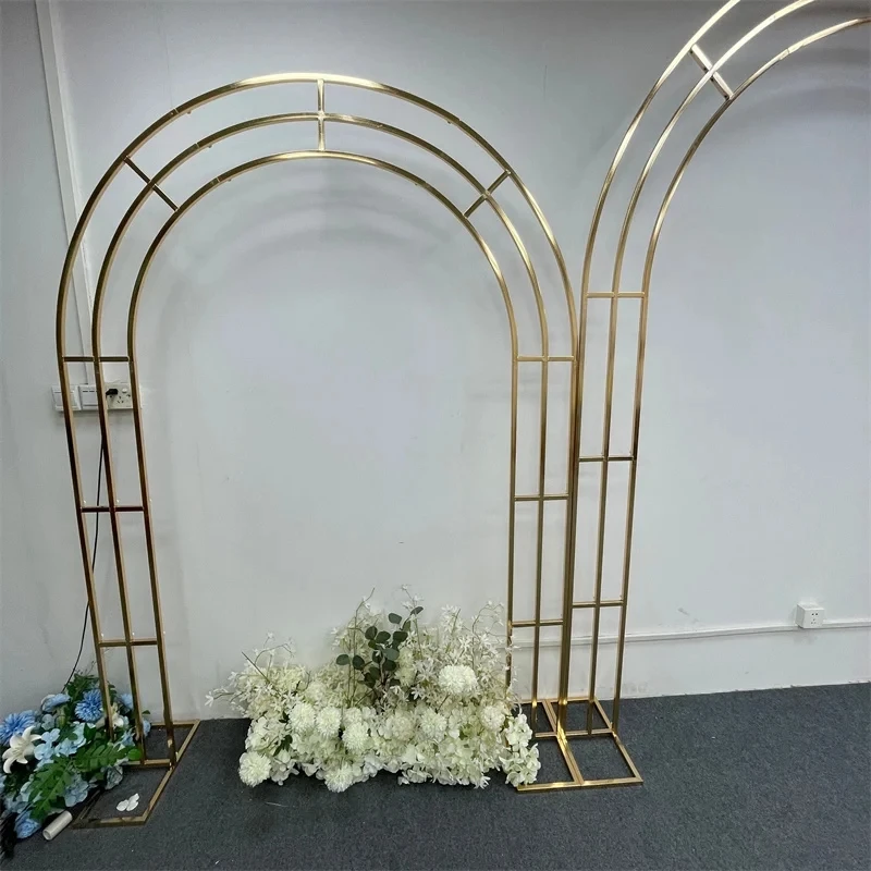 Metallic Gold Wedding Arch Sta - Wedding Decor Supply Store avis et prix