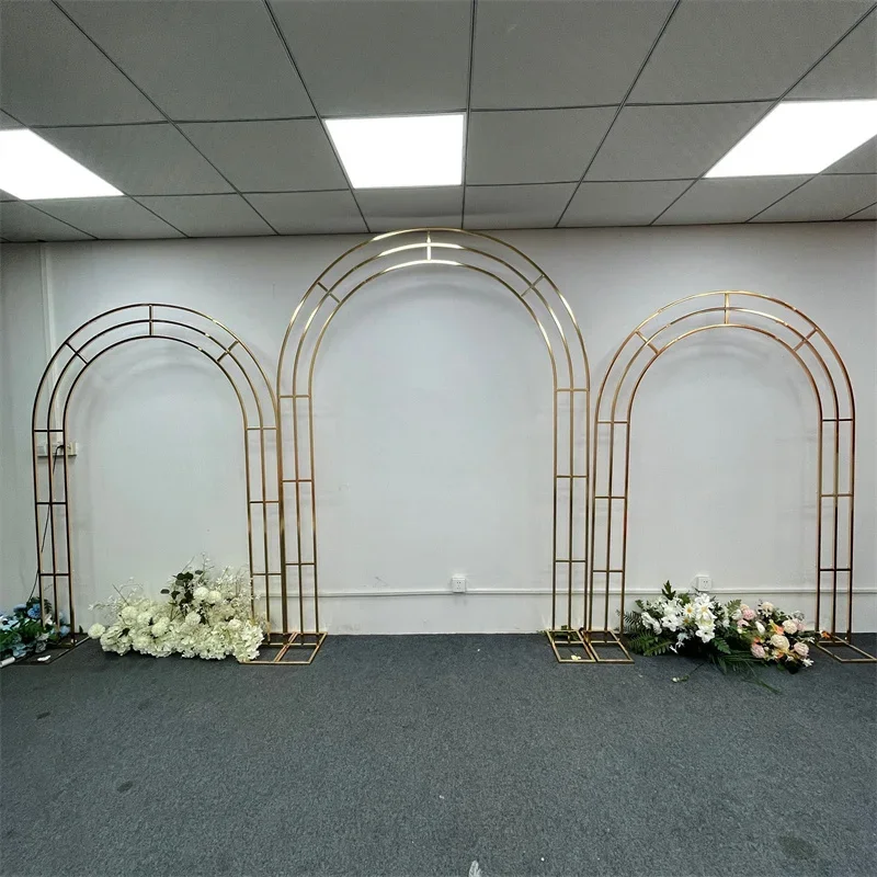 Metallic Gold Wedding Arch Sta - Wedding Decor Supply Store avis et prix