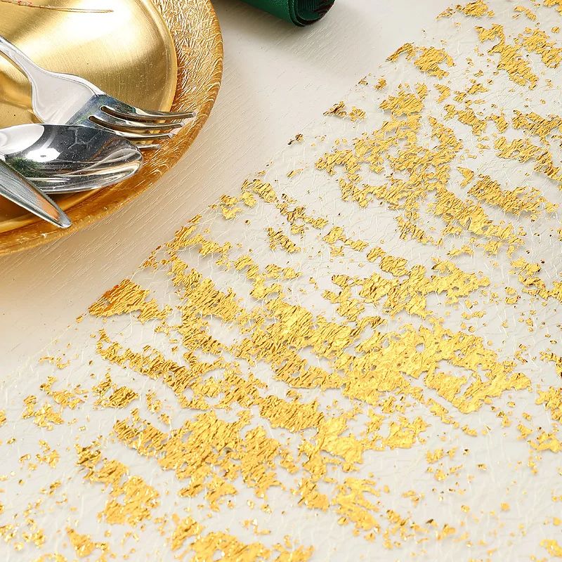 Gold Table Runner Metallic Gli - Table Runner Sequin avis et prix