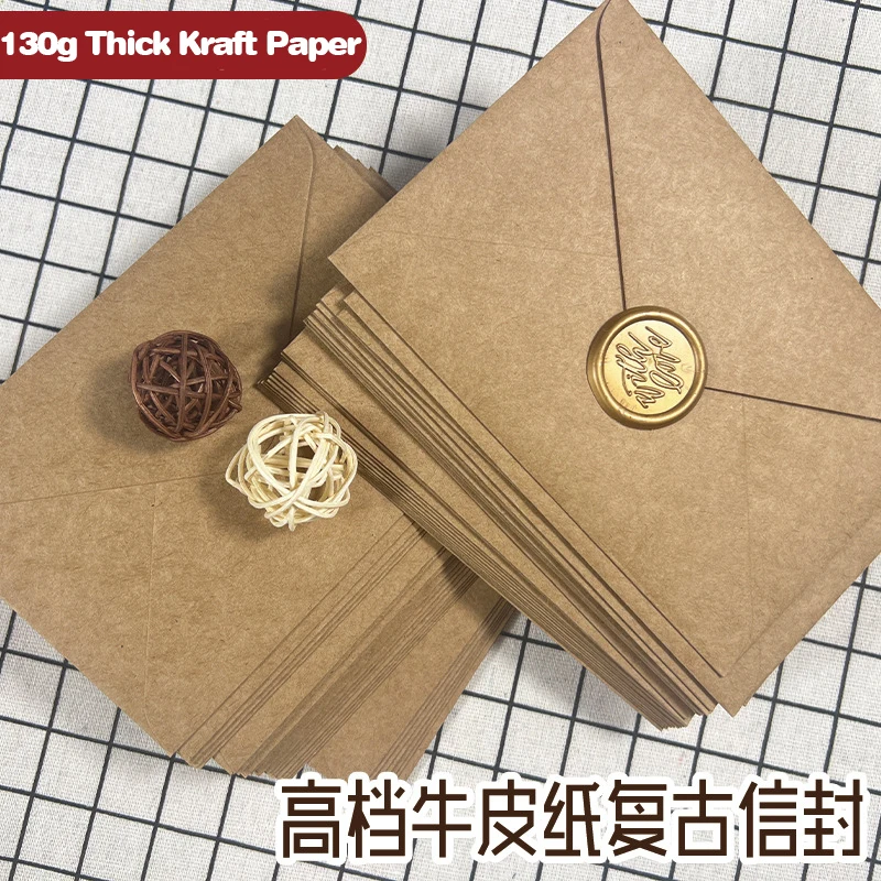50pcs Kraft Brown Paper Envelo - Wedding Supply Business avis et prix