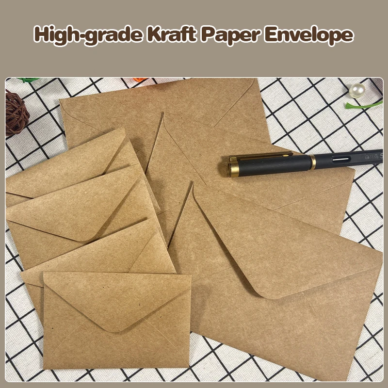 50pcs Kraft Brown Paper Envelo - Wedding Supply Business avis et prix