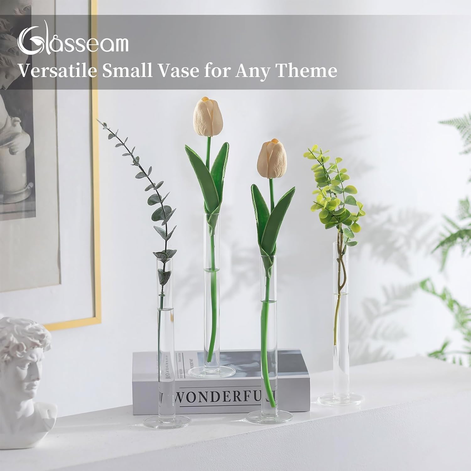 Glass Bud Vase for Centerpiece - Centerpiece Vase Tall avis et prix